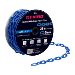 CADENA PLASTICA 1/8 AZUL