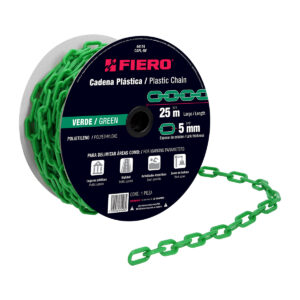 CADENA PLASTICA 3/16 VERDE