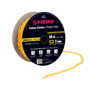 CADENA PLASTICA 3/8 AMARILLA