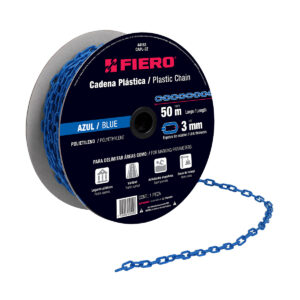 CADENA PLASTICA 3/8 AZUL