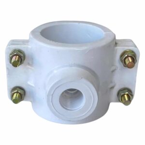 ABRAZADERA PVC DOMICILIAR 3" C/PED