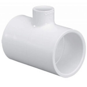 Tee PVC reduct. 3" x 1" C/R