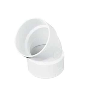 CODO PVC CANAL COLONIAL 3*45o