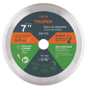 DISCO DIAMANTADO 7" CONTINUO