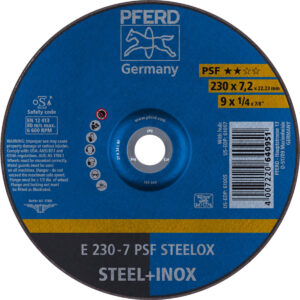 DISCO PULIR ACERO INOX 9"