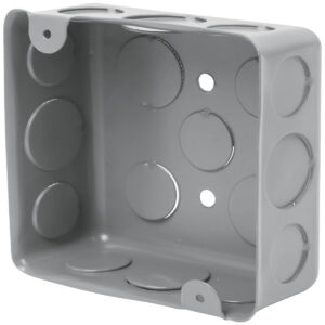 CAJA CUADRADA 8*8 GRIS