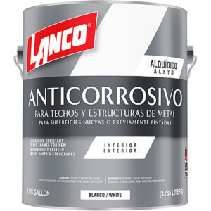 PINTURA ANTICORR.VALUE BLANCO 1/4 GALON