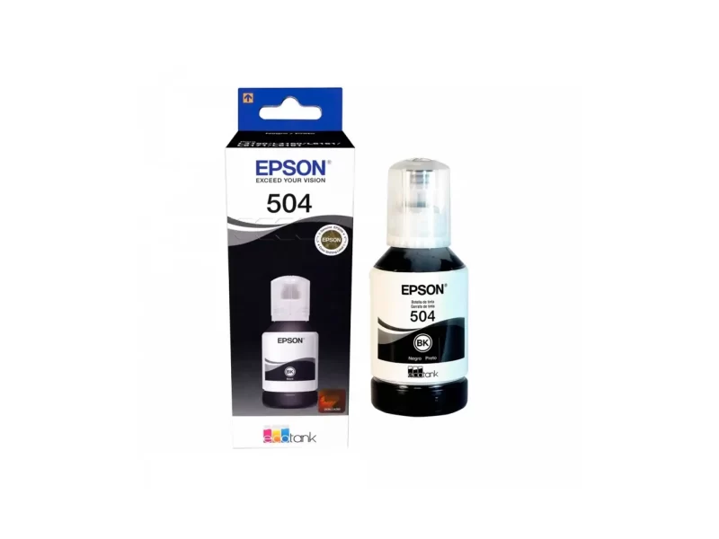 EPSON T504 Botella tinta negro