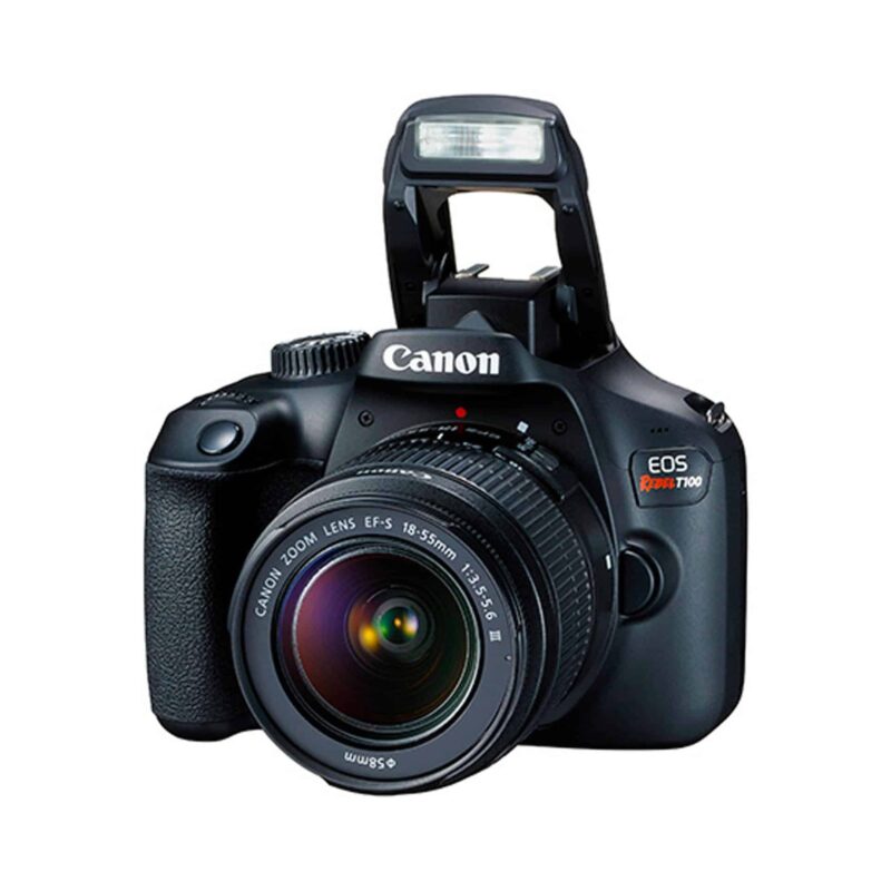 EOS Rebel T100 Premium Kit | 18-55mm | 75-300mm | DSRL | APS-C - Imagen 3