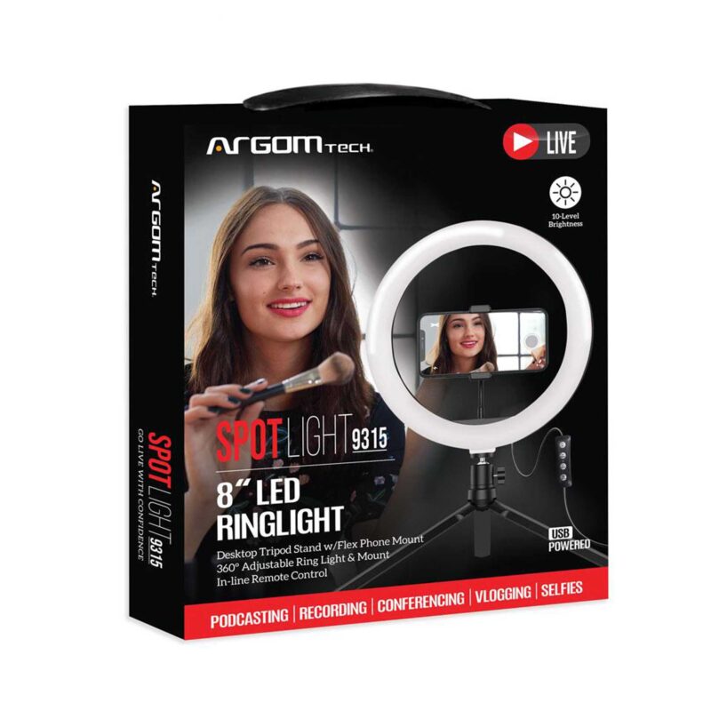 Anillo de luz LED de 8" - Imagen 2