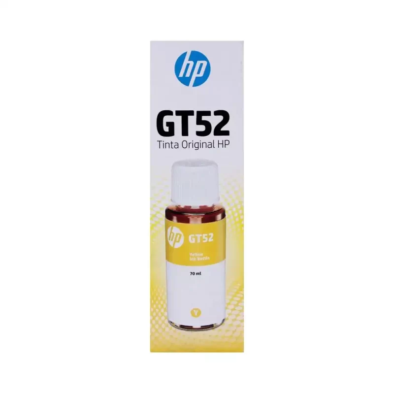 Botella de tinta original amarillo HP GT52